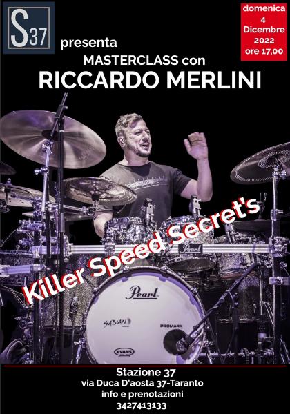 Drum Clinic con Riccardo Merlini