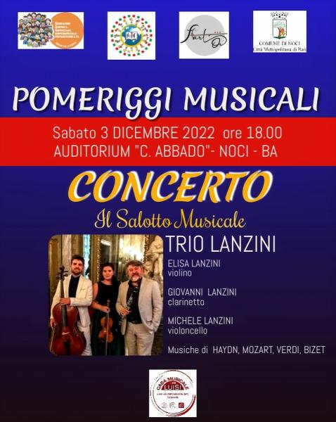 Concerto IL SALOTTO MUSICALE del TRIO LANZINI