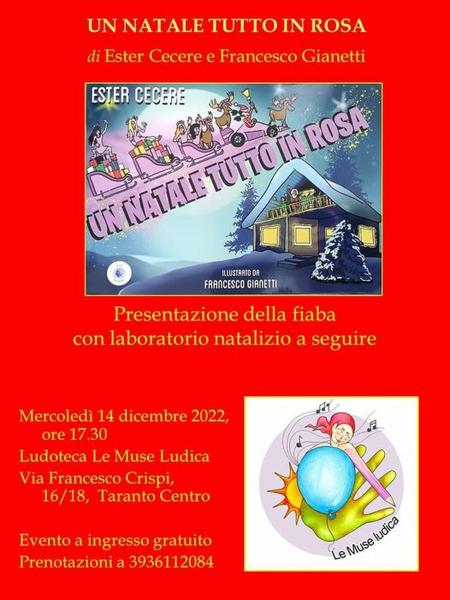 "Un Natale tutto in rosa" - presentazione fiaba illustrata e laboratorio natalizio