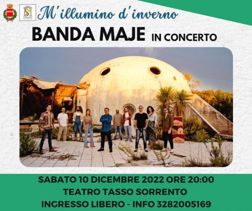Banda Maje per la rassegna M'illumino d'inverno 2022