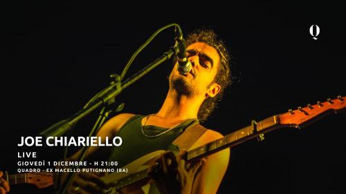 JOE CHIARIELLO live a QUADRO