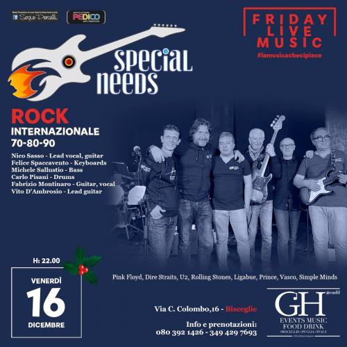 Special Needs - Rock internazionale 70 80 90 live a Bisceglie