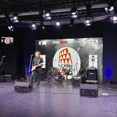 Luigi D' Alba in arte Adriatico in finale al Roma Music Festival 2022