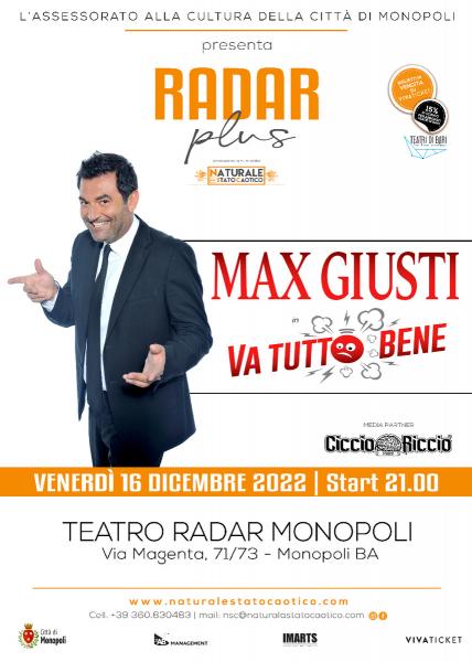 Max Giusti in "Va tutto bene"