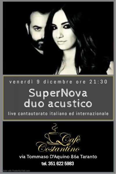 SuperNova Duo Acustico Live al Cafè Costantino