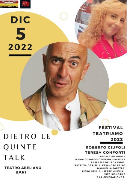 Dietro le Quinte - Talk con Roberto Ciufoli