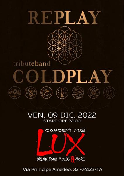 Replay- tribute band Coldplay ✨