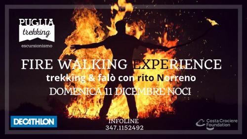 FireWalking Experience  Trekking con rito del Falò