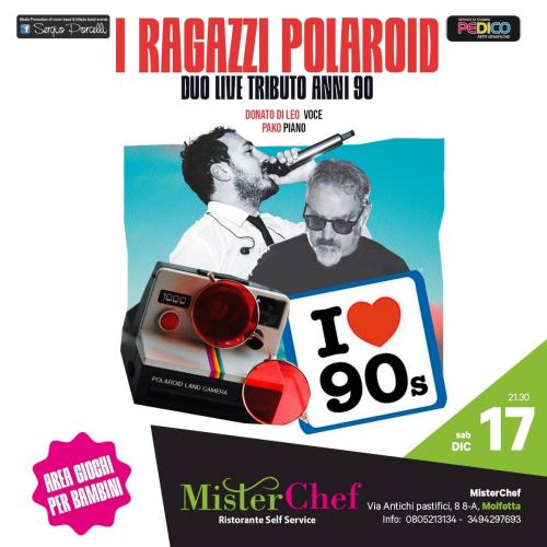 I ragazzi Polaroid - Duo live tributo anni 90 a Molfetta