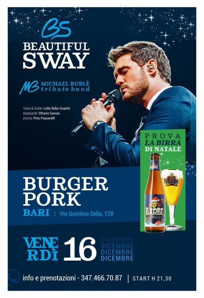 A Christmas Night with Michael Bublè tribute band & "Barbe Noel" beer - Venerdì 16 Dic - Burger Pork