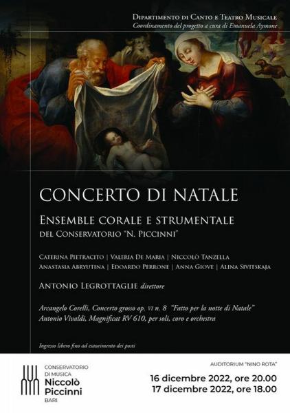 Concerto di Natale - Conservatorio "Piccinni" di Bari
