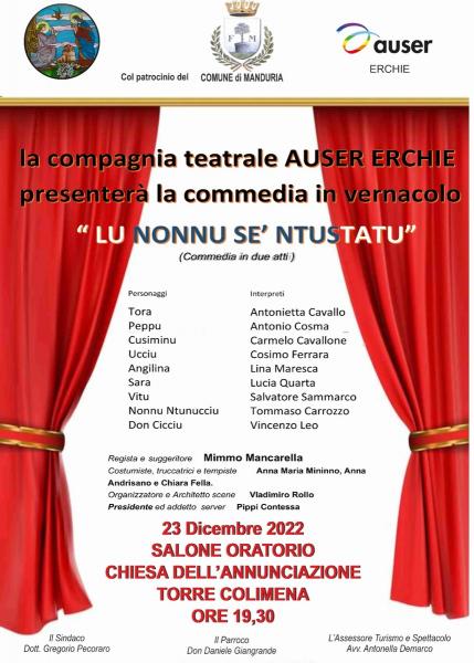 Commedia in vernacolo "LU NONNU SE' NTUSTATU"