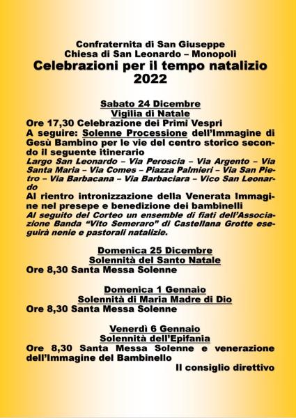 Solenne Processione del Bambinello