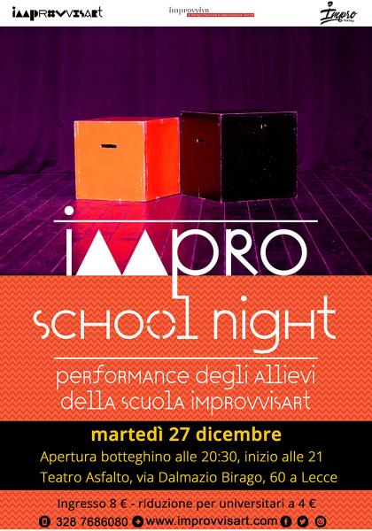 Impro School Night - Performance degli allievi della Scuola Improvvisart di Lecce