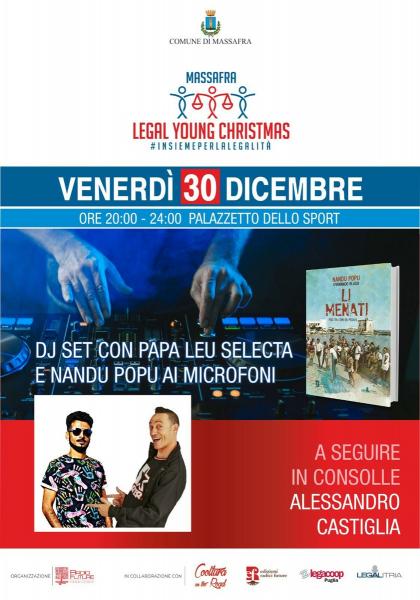 Legal Young Christmas: musica e cultura aperte a tutti con Nandu Popu