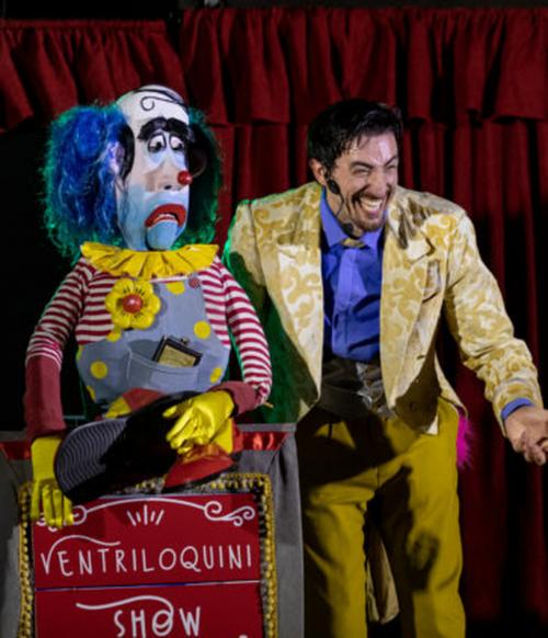 Madame Rebinè con “Il Gran Ventriloquini”