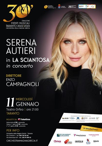 SERENA AUTIERI  in "La Sciantosa" in concerto con l'Orchestra della Magna Grecia