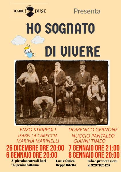 Ho sognato di vivere