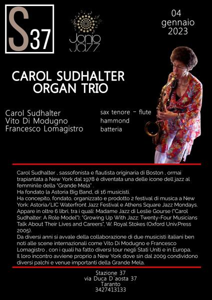 Carol Sudhalter JAZZ trio