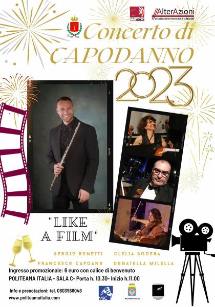 "LIKE A FILM" AlterAzioni in matinee per il Capodanno 2023