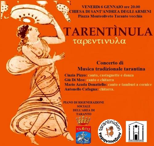 "T@RENTINUL@ LIVE CONCERT" Concerto di musica tradizionale tarantina.