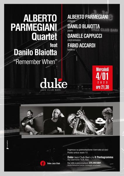 "Alberto Parmegiani  Quartet feat Danilo Blaiotta - Remember When"