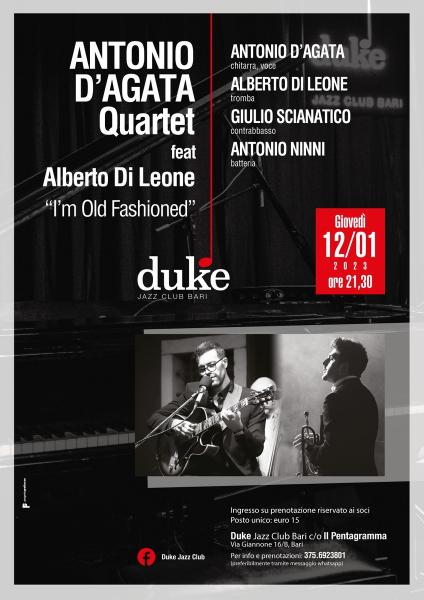 “Antonio D’Agata Quartet feat Alberto Di Leone –  I’m Old Fashioned”