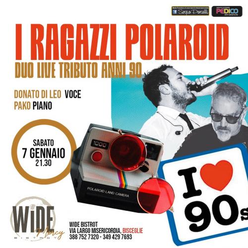 I ragazzi Polaroid - Duo live tributo anni 90 a Bisceglie