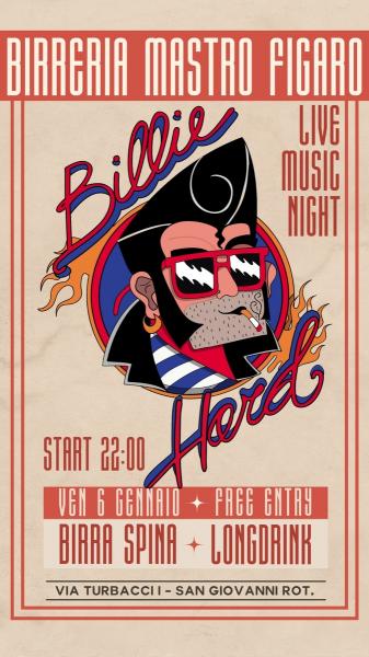 Billie Hard live at Birreria Mastrofigaro