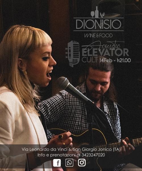 Acoustic Elevator CULT duo | 14GEN | Dionisio Wine&Food
