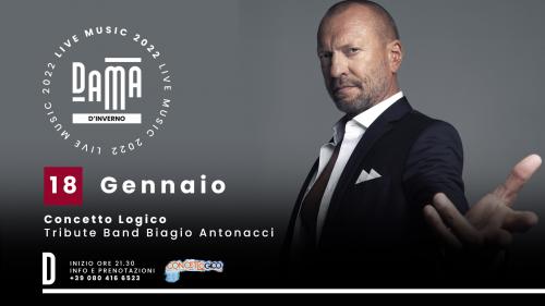 Concetto Logico - Biagio Antonacci tribute band live at Dama