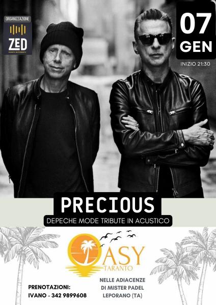 PRECIOUS - Depeche Mode tribute live in acustico all'OASY/Leporano (TA)