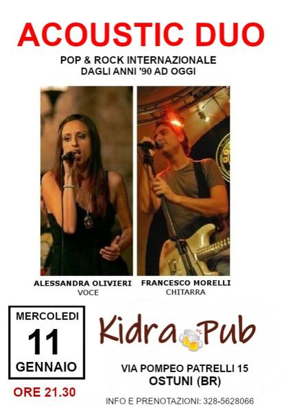 Acoustic Duo dal vivo al KIDRA pub