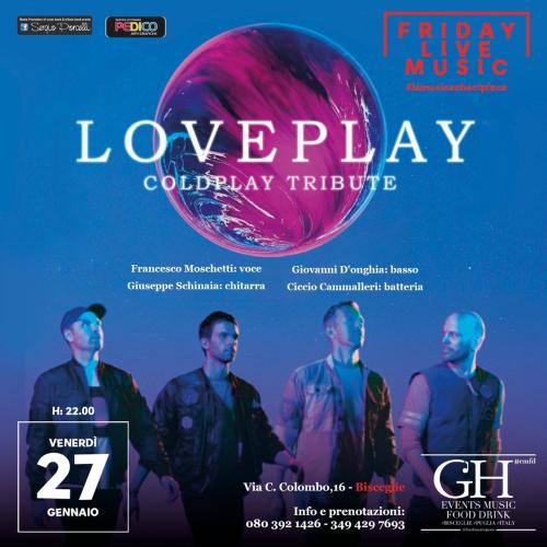 Loveplay - Coldplay Tribute Band live a Bisceglie