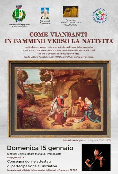Come viandanti,in cammino verso la Natività