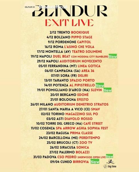 Blindur live a Potenza
