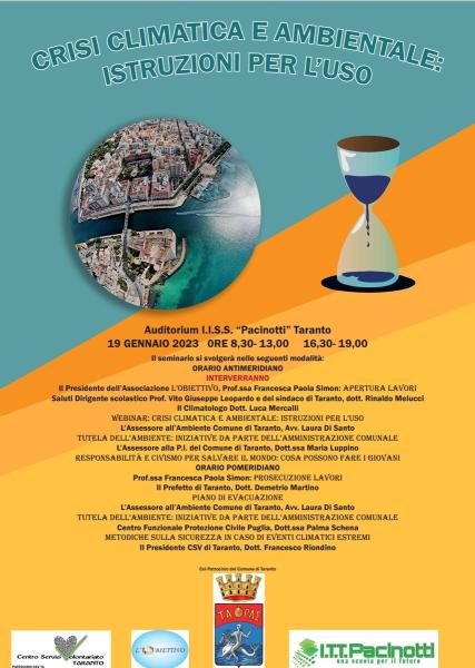 CRISI CLIMATICA E AMBIENTALE: istruzioni per l'uso