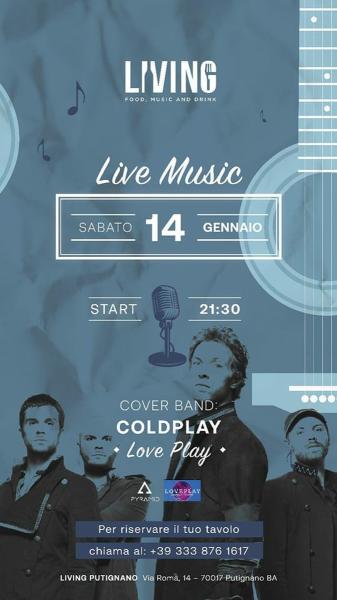 Loveplay - Coldplay Tribute live