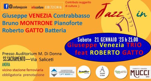 Giuseppe Venezia trio feat Roberto Gatto
