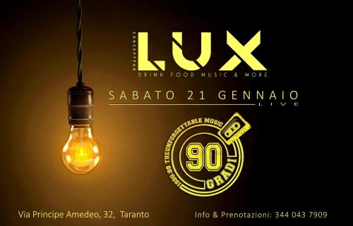 90Gradi live at LUXconcept pub
