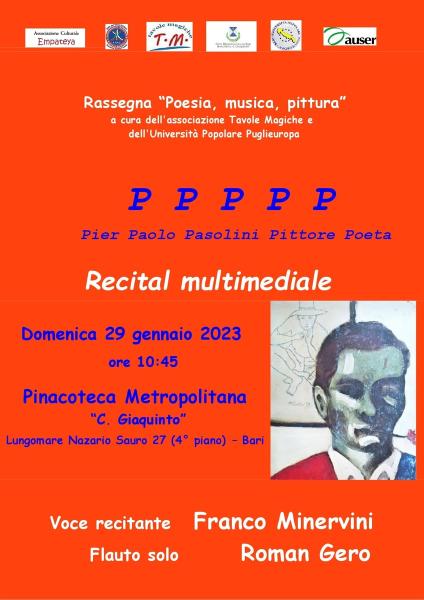 PPPPP Pier Paolo Pasolini Poeta e Pittore