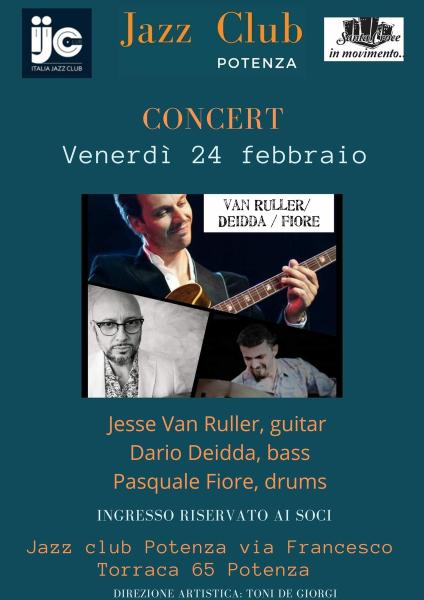 Ruller, Deidda, Fiore live a Potenza