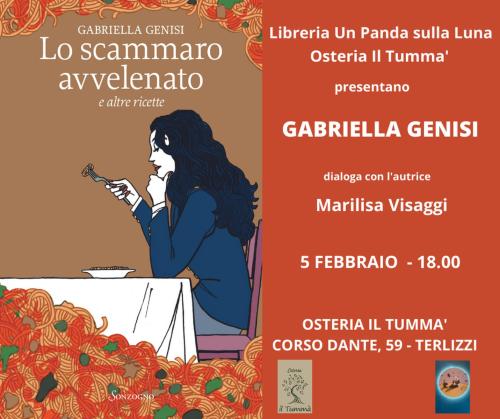 GABRIELLA GENISI presenta "LO SCAMMARO AVVELENATO" - Sonzogno edizioni