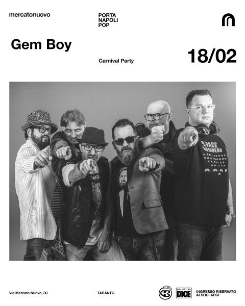 Gem Boy in concerto a Taranto