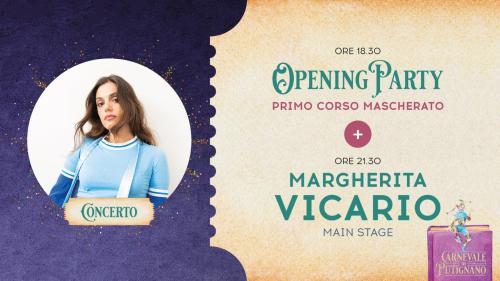 Margherita Vicario  e Opening Party al Carnevale 2023