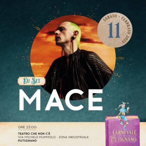 Il dj set di Mace per il Carnevale di Putignano 2023