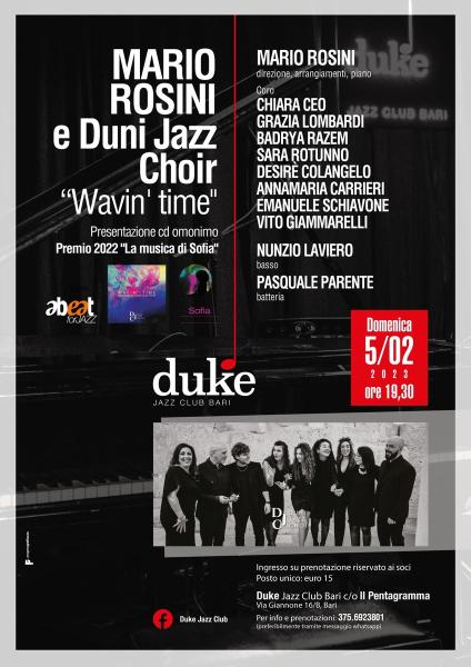 Mario Rosini e Duni Jazz Choir - “Wavin' time"