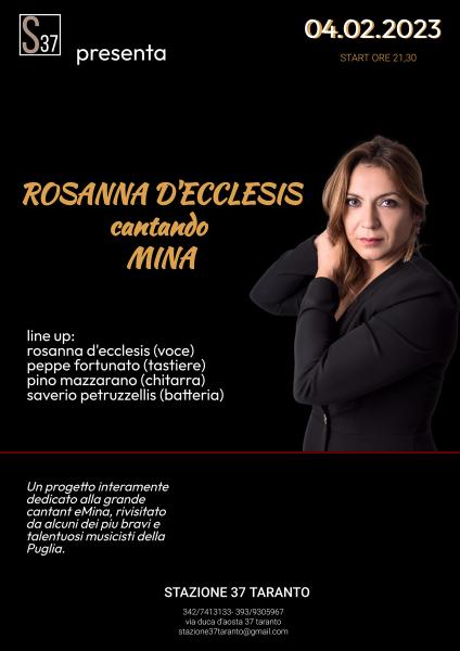 Cantando MINA... Rosanna D'Ecclesis