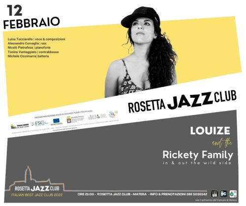 LOUIZE & The Rickety Family live @ Rosetta Jazz Club