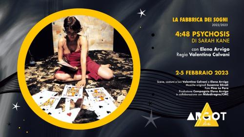Elena Arvigo torna in scena all’Argot Studio con 4:48 Psychosis